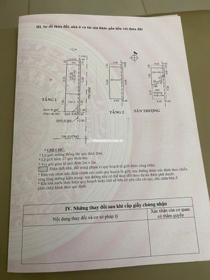 BÁN NHÀ MẶT TIỀN HỒNG HÀ TÂN BÌNH. LH:0383884135.............